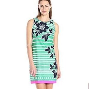 Eliza J Sleeveless Floral Shift Dress